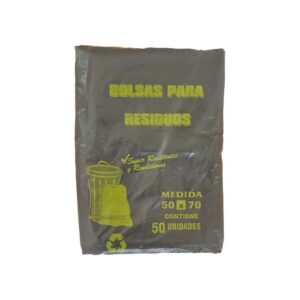Bolsas Para Residuos 50x70 Reforzadas Pack X50 Unidades