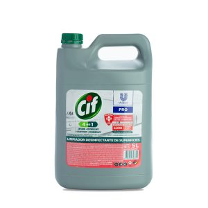 CIF DESINFECTANTE Y DESENGRASANTE 4 EN 1  X 5LTS. X 4 unid.
